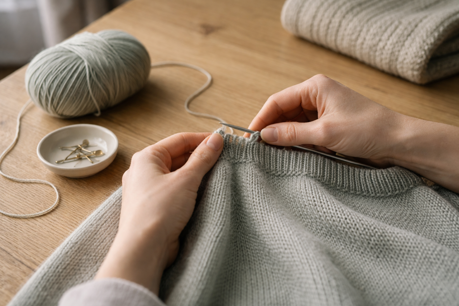 Aflukning uden drama: vælg den rigtige kant til dit strik