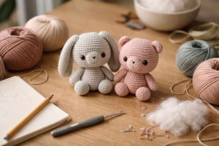 Amigurumi på dansk: din bløde begynderguide til tætte masker og fine figurer