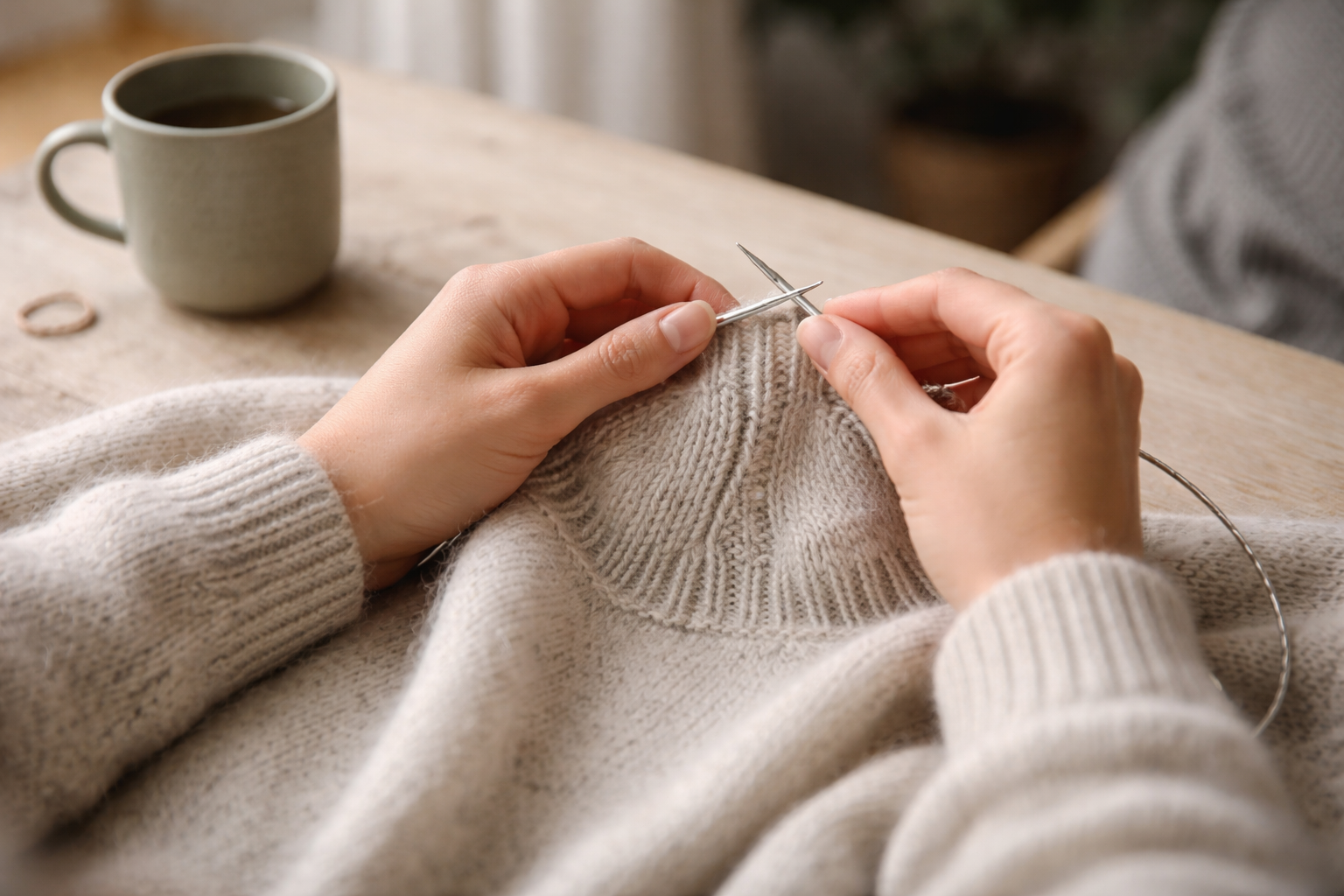 German short rows på dansk: din ven til pæn nakke og skulderform