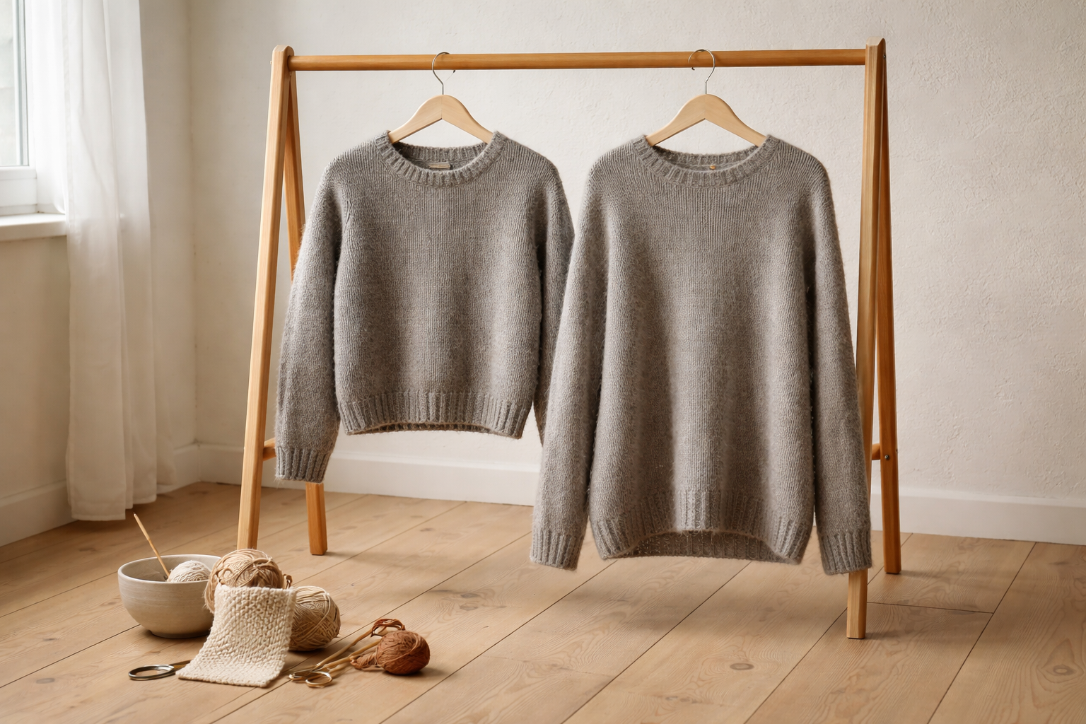 Hjælp, min sweater vokser! Sådan stopper du udhæng i strik