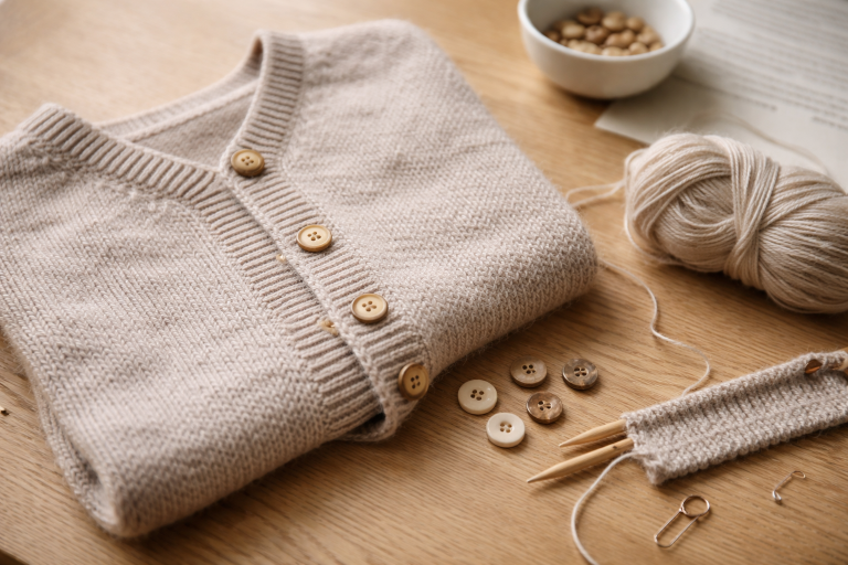 Knaphuller i strik uden panik: vælg den rigtige type og få dem ens hver gang