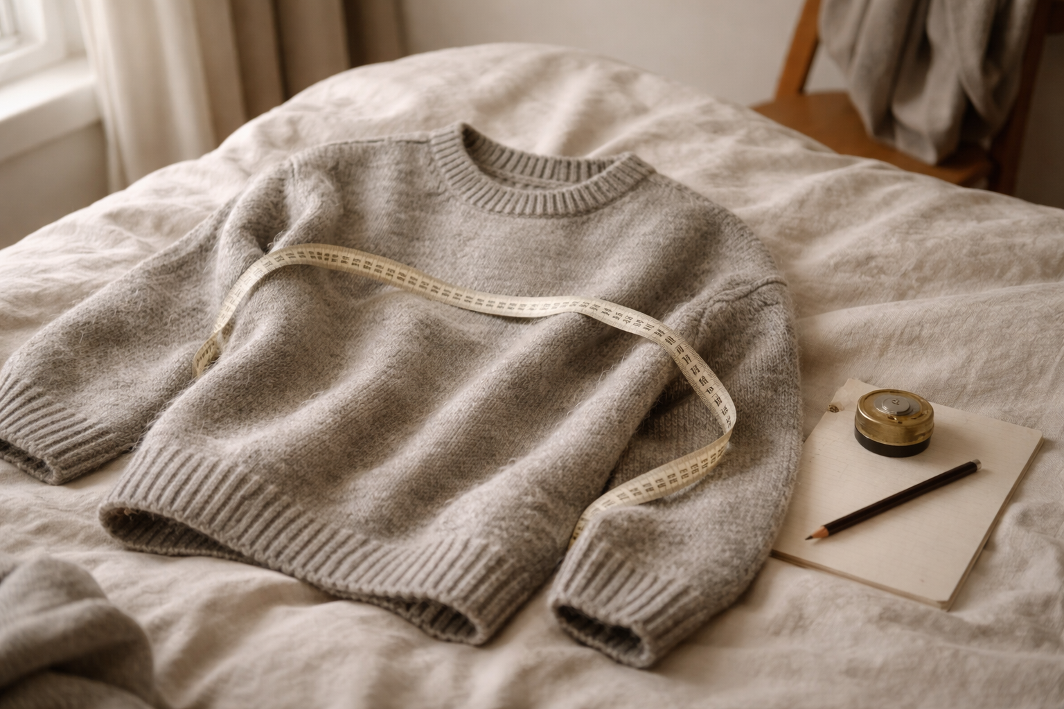 Målebånd før garn: 6 enkle mål der redder din sweater-pasform