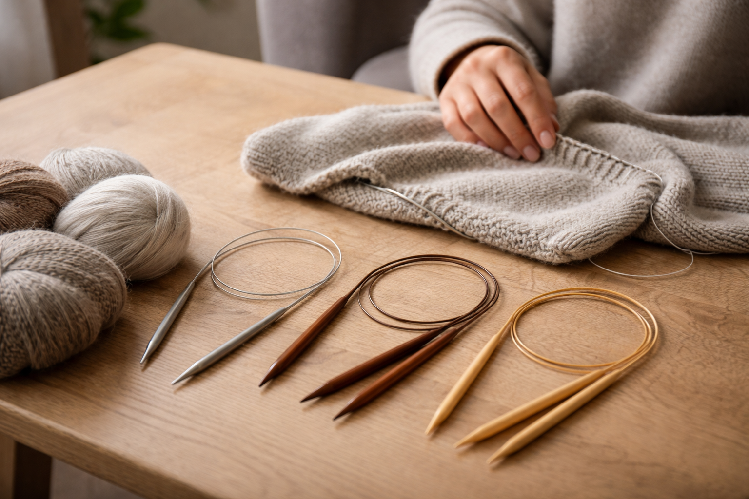 Metal, træ eller bambus? Sådan vælger du strikkepinde, der føles rigtige i hænderne