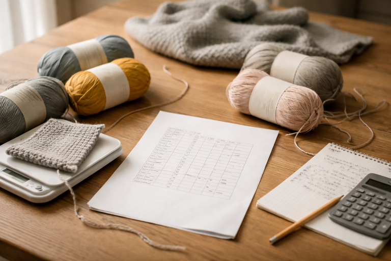 Så meget garn skal du bruge: den nemme metode der faktisk virker