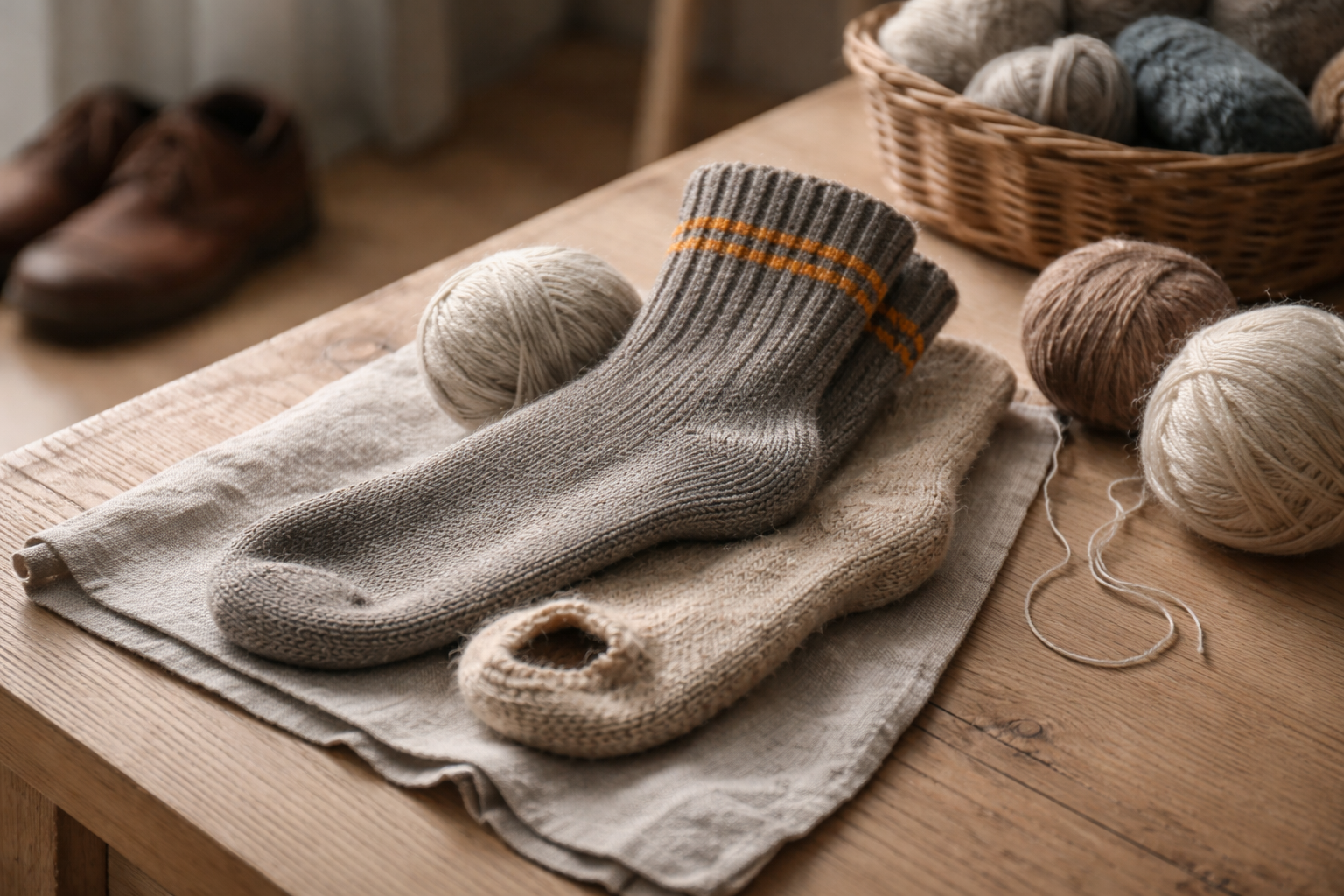Strømpegarn uden huller: sådan vælger du garn sokkerne overlever i