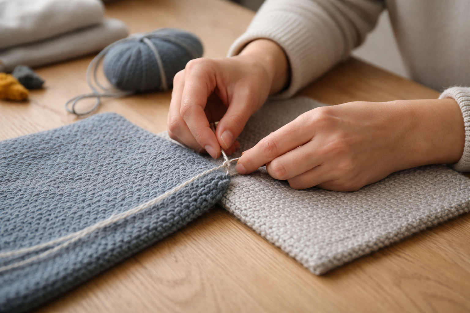 Sy strik sammen uden buler: sådan får du sømme du er stolt af